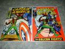 MARVEL CAPTAIN AMERICA 117 118 LOT RUN SET 1ST 2ND APPEARANCE OF THE FALCON