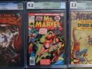 Ms Marvel 1 CGC 9.0 R  Secret Wars 1 9.8 Avengers 11 3.5 R 3 Book Lot