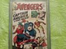 AVENGERS #4 CGC UNIVERSAL 6.0 1ST SILVER AGE APP. OF CAPTAIN AMERICA