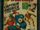 Avengers 4 CGC 3.0 - 1st Silver Age Cap