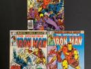 Iron Man ? #’s 124,126, And 127 Marvel Comics