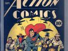 Action Comics #52 CBCS 3.0 (R) Siegel, Ray, Baily, Superman, Origin Vigilante