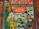 Avengers #1 CGC 5.0  (OFF-WHITE PAGES) 1st App & Origin Avengers (ENDGAME MOVIE)