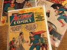 Action Comics DC Silver Age Lot 160 194 219 Superman Nice Bad Covers Complete