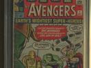 Avengers 1 CGC Restored 0.5 | Marvel 1963 | Origin & 1st Avengers.