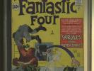Fantastic Four 2 CGC 3.5 | Marvel 1962 | 1st Skrulls. 2nd Fantastic Four.