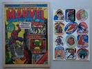 Mighty World of Marvel comic #3 (1972) +FREE GIFT Stickers GD,VFN (phil-comics)