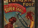 Fantastic Four #18 CGC 6.5 OW P Origin First app Super Skrull Key Captain Marvel