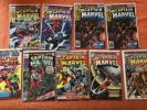 Captain Marvel Comic Books Bronze Age  Lot 1,20,30,37,39,57,58,59,59