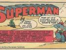 SUPERMAN SUNDAY PAGE #16  VF 7.0 - 1940 - SUPERMAN In ALL Panels - & SUPERMAN AD
