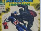 Tales of Suspense #98 (Feb 1968, Marvel) Iron Man Captain America Cap {B37}