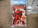 Avengers 57 cgc 3.0 1st appearance of Vision Marvel 1968 ow pgs CLASSIC cover