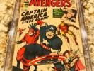 AVENGERS #4 CGC 3.0 OW-WH PGS 1ST SILVER AGE APPEARANCE OF CAPTAIN AMERICA 1964