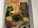 Fantastic Four 1 Cgc 7.0 Ow/w Pages Golden Record Reprint Marvel