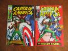 Captain America  lot # 117 - 118 1st & 2nd app. Falcon Key  Hot new series
