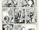 Captain Marvel #57 Page 11 Original Art Vs Thor Pat Broderick Avengers RARE 1978