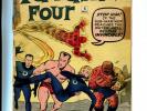 FANTASTIC FOUR 4 POOR COMPLETE O/W PGS V. 1 1ST SILVERAGE SUB-MARINER NOT CGC