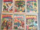 The Mighty World Of Marvel comic book weekly 1970 - # 1 # 2 # 3 # 4 # 5 # 8 