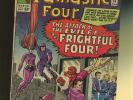 Fantastic Four 36 VG 4.0 * 1 Book Lot * 1st Frightful Four,& Medusa Lee & Kirby