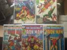 The Invincible Iron Man Comics #14,15,89,96,100. Condition is G/VG to F/VF pics