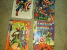 4-SILVER AGED MARVEL COMICS OF "CAPTAIN AMERICA" 109, 112, 118,119 2ND FALCON
