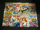 THE INVINCIBLE IRON MAN - 1978 LOT OF 8 COMICS #119-124,126,AND 127... F - VF
