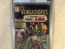 Los Vengadores Avengers Mexican Edition #3 1965 CGC Graded 5.0