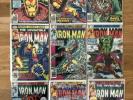 Iron Man comic book lot 104-137 (9 Issues)