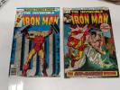 Iron Man #100 + #154 Silver Age Marvel Comics Great Condition 1st Moondragon