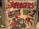 avengers 4  cgc 3.5 First Silver Age Captain America