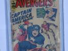 Avengers #4 CGC .5 Appearance Captain America 3/64 Off White