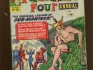 FANTASTIC FOUR ANNUAL #1 (4.0) UNDERSEA LEGIONS 1963