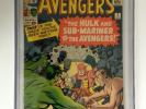 Avengers #3, CGC 6.0, CASE INTACT, SEE SHIPP.QUOTES FOR MULT.WINS IN DESCR.