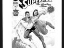 John Byrne Superman The Wedding Album #1 Rare Large Production Art Cover Mono