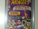 Avengers #16 CGC 3.0 SS Signed STAN LEE Hawkeye, Scarlet Witch, Quicksilver 1965