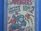 Avengers #4 - CGC 3.0 - FIRST Silver Age Appearance of Captain America