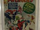 THE AVENGERS #6 CGC 3.0 MARVEL COMIC BOOK FIRST APPEARANCE BARON ZEMO KEY ISSUE