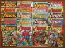 Avengers 101-120 [LOT of 20] Marvel 1972-74 Stan Lee; Vision/Thor/Cap/Iron Man
