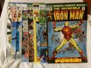 Invincible Iron Man Vol 1 Lot of 8 Early Issues Silver Bronze Age 47,56,100