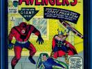 Avengers # 2 CGC 3.0 -- 1963 -- 1st app Space Phantom. Hulk Leaves #0131830004
