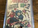 Avengers #4 CGC 3.0 Marvel Comics 1964 1st Silver Age App Of Captain America