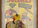 Avengers # 2 CGC 3.0, 1963, 1st app Space Phantom. Hulk Leaves The Avengers