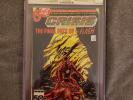 Crisis on Infinite Earths #8 CGC 9.6 SS Perez Wolfman Signed 2x Flash Death 1985