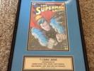 DC Comics Superman Gallery #1, Signed George Perez, Neal Adams, Curt Swan Framed
