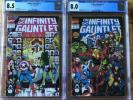 Infinity Gauntlet #2 CGC 8.5 & #3 CGC 8.0. Thanos, Avengers And More New Cases