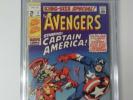 AVENGERS Annual #3 CGC 9.0 OW/White Pages   Marvel Comics