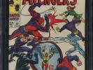 Avengers #53 CGC 8.0 Avengers Vs. X-Men (Special Avengers Label) White Pages