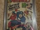 MARVEL 1964 Avengers # 4 CGC 2.5 1st Silver Age App. of Captain America. 3/64