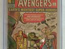 The Avengers 1 Silver Age 1963 Marvel Comics  CGC 3.0 Huge Key Comic