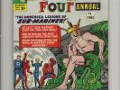 Fantastic Four Annual 1 VG 4.0 4th Spider-Man Origin Sub-Mariner & FF Key 1963